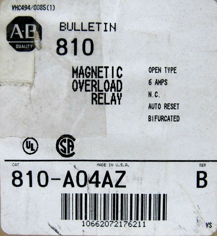 AB 810-A04AZ Heavy Duty LSX Limit Switch with DPDT 10A 120V Screw Terminal