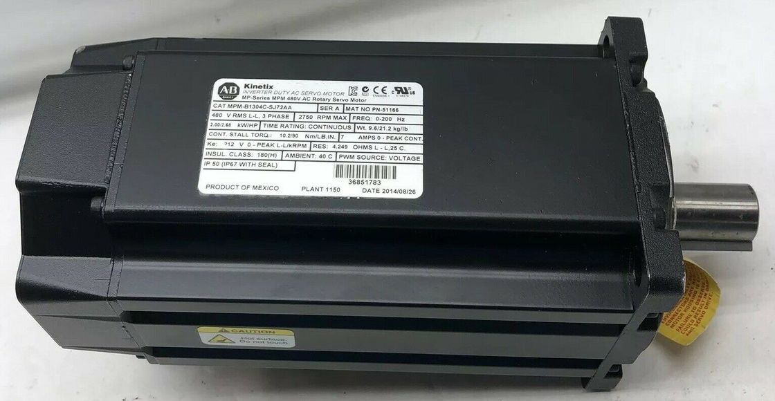 ALLEN-BRADLEY MPM-B1304C-SJ72AA MP-Series MPM 480V AC Rotary Servo Motor