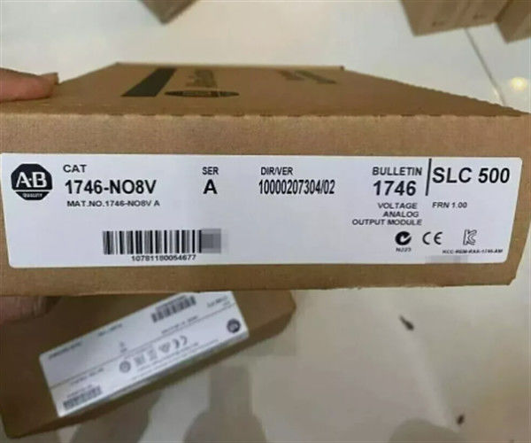 1746-NO8V Allen-Bradley 1746 Analog Output Module Part number 1746-NO8V Temperature Rating -20...55 Â°C -4...131 Â°F