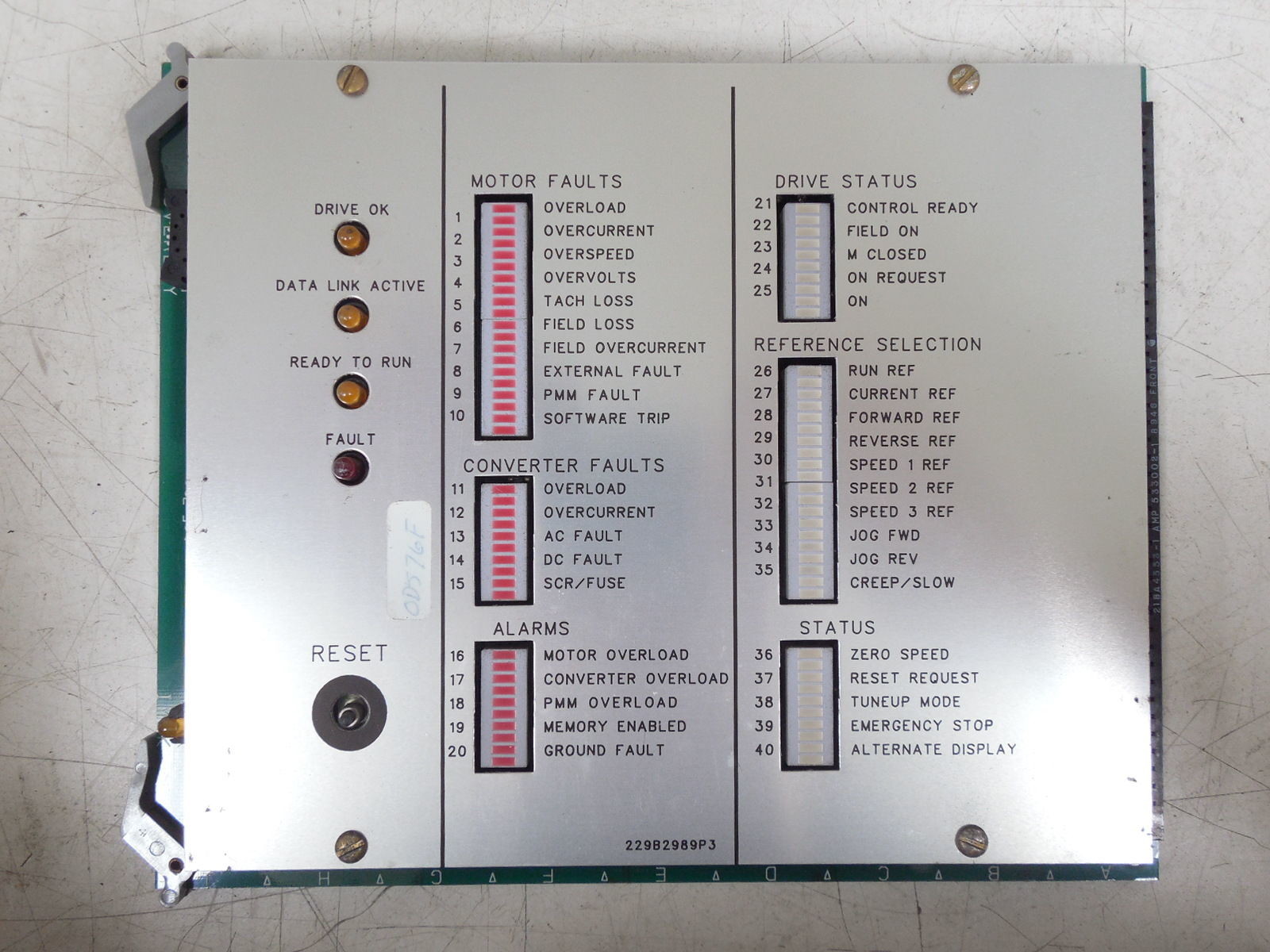 General Electric DS3800HDDL Auxiliary Interface Panel with Advanced ...